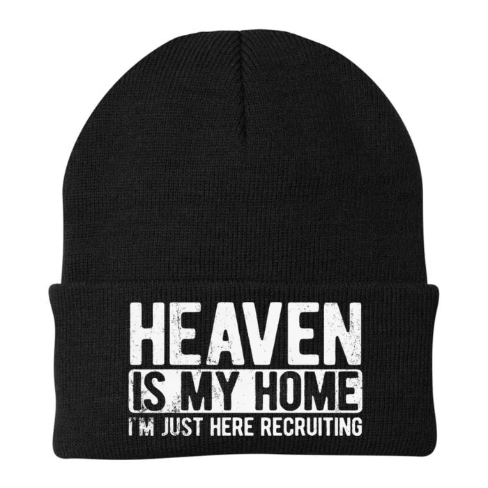 Heaven Is My Home Christian Religious Jesus Knit Cap Winter Beanie