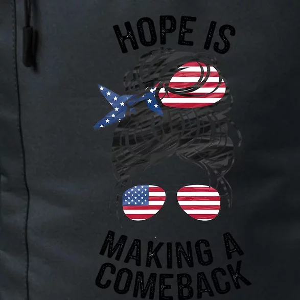 Hope Is Making A Come Back Kamala Harris 2024 Election Girl Daily Commute Backpack