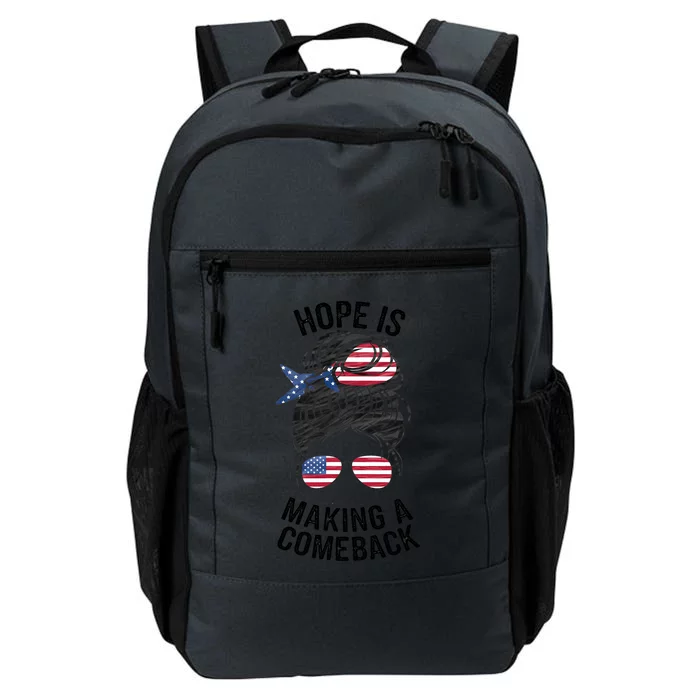 Hope Is Making A Come Back Kamala Harris 2024 Election Girl Daily Commute Backpack