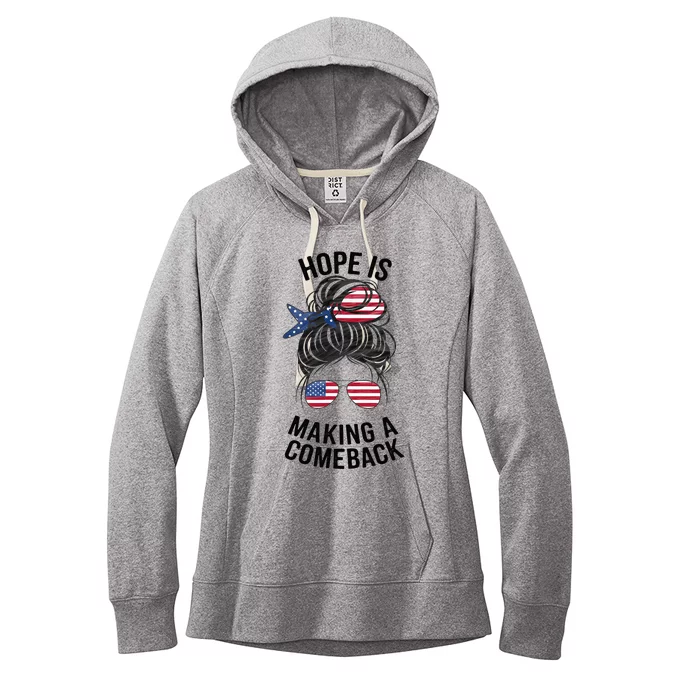 Hope Is Making A Come Back Kamala Harris 2024 Women's Fleece Hoodie