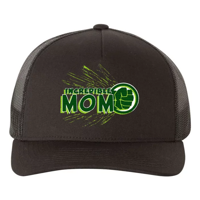 H.U.L.K Incredible Mom Family Trip Vacation Mother’S Day Yupoong Adult 5-Panel Trucker Hat