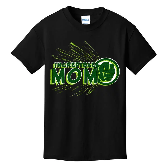 H.U.L.K Incredible Mom Family Trip Vacation Mother’S Day Kids T-Shirt