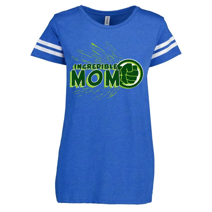 H.U.L.K Incredible Mom Family Trip Vacation Mother’S Day Enza Ladies Jersey Football T-Shirt