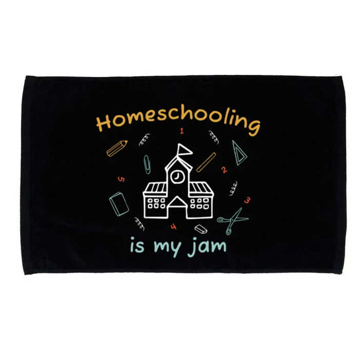 Homeschooling Is My Jam Classic Home Education Teaching Gift Microfiber Hand Towel