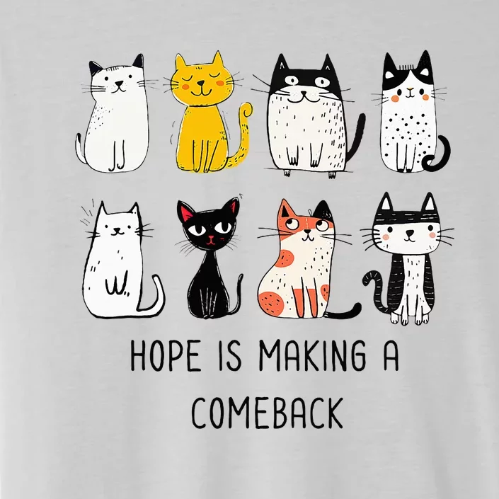 Hope Is Making A Comeback Cute Women 2024 ChromaSoft Performance T-Shirt