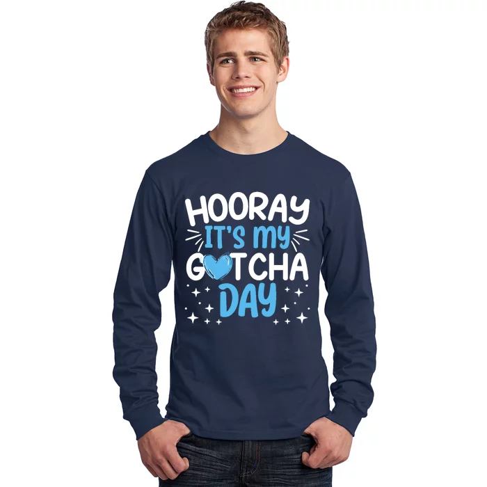 Hooray ItS My Gotcha Day Adoption Day Officially Adopted Long Sleeve Shirt