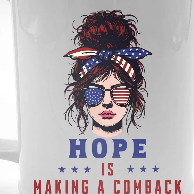 Hope Is Making A Comeback Front & Back Beer Stein