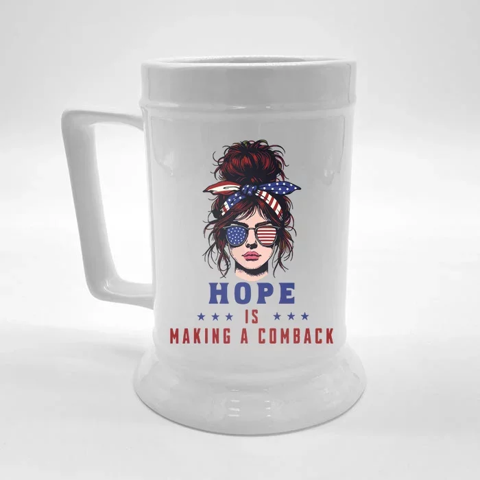 Hope Is Making A Comeback Front & Back Beer Stein