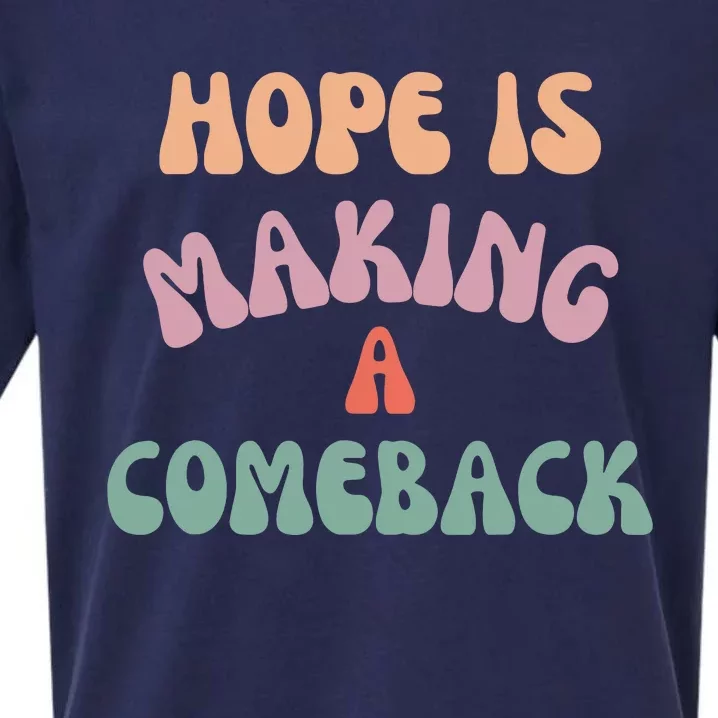 Hope Is Making A Comeback Sueded Cloud Jersey T-Shirt