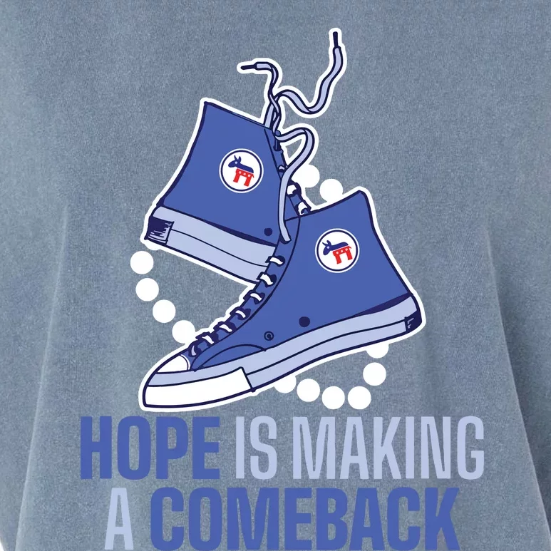 Hope Is Making A Comeback Chucks And Pearls Garment-Dyed Women's Muscle Tee