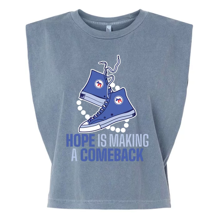 Hope Is Making A Comeback Chucks And Pearls Garment-Dyed Women's Muscle Tee