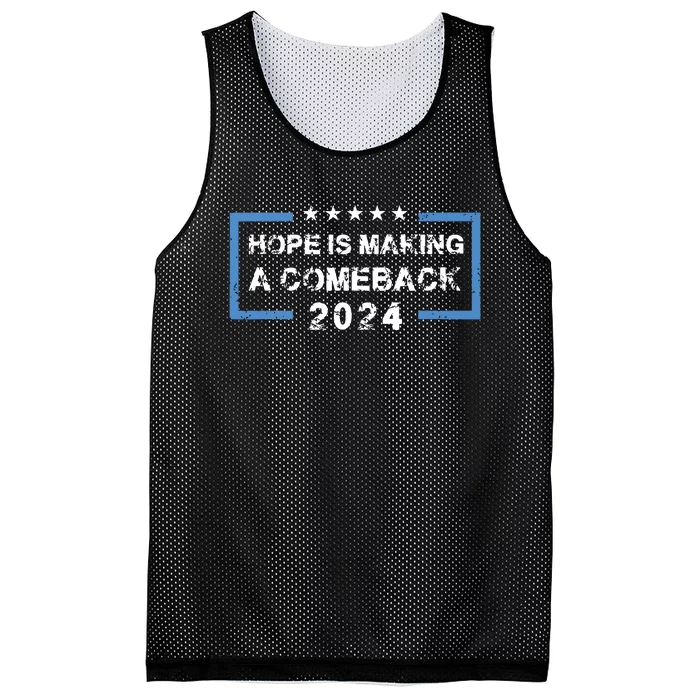 Hope Is Making A Comeback Democrats Vintage 2024 Mesh Reversible Basketball Jersey Tank