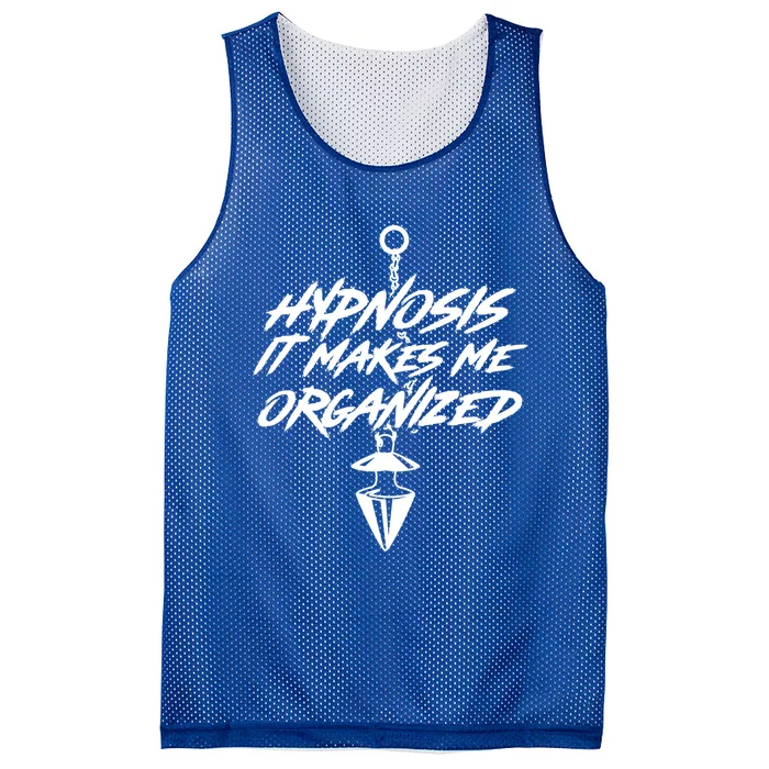 Hypnosis It Makes Me Organized Hypnotic Illusion Hypnosis Gift Mesh Reversible Basketball Jersey Tank