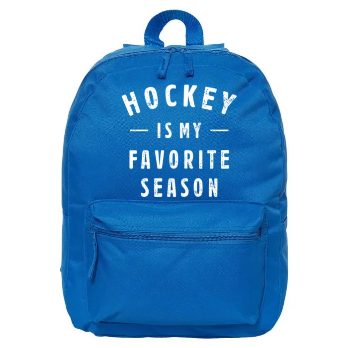 Hockey Is My Favorite Season Cool Saying For Sports Lovers Cute Gift 16 in Basic Backpack