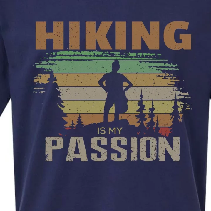 Hiking Is My Passion Sueded Cloud Jersey T-Shirt