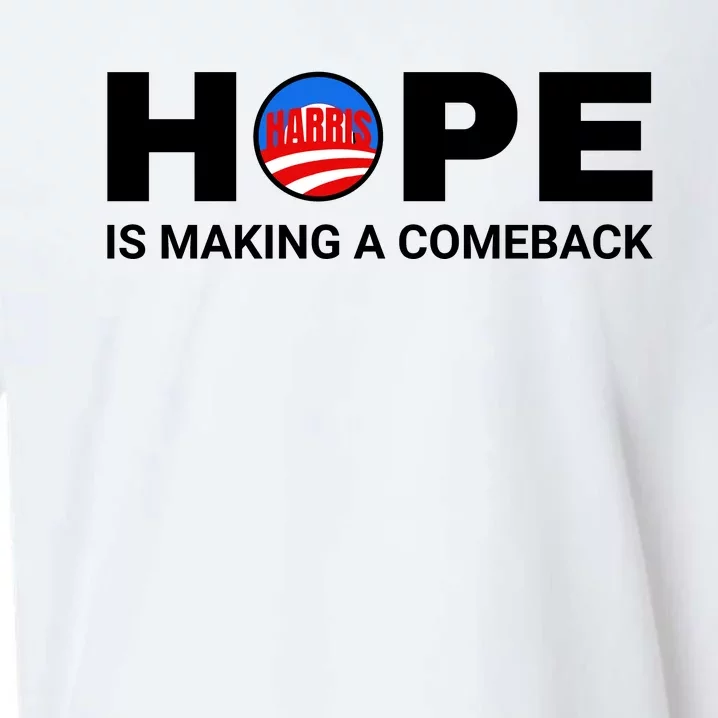 Hope Is Making A Comeback Harris Walz Sueded Cloud Jersey T-Shirt