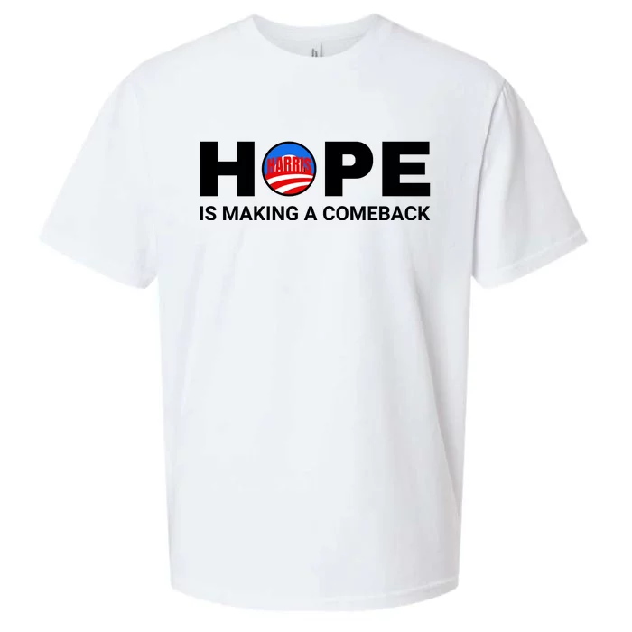 Hope Is Making A Comeback Harris Walz Sueded Cloud Jersey T-Shirt