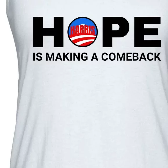 Hope Is Making A Comeback Harris Walz Ladies Essential Flowy Tank