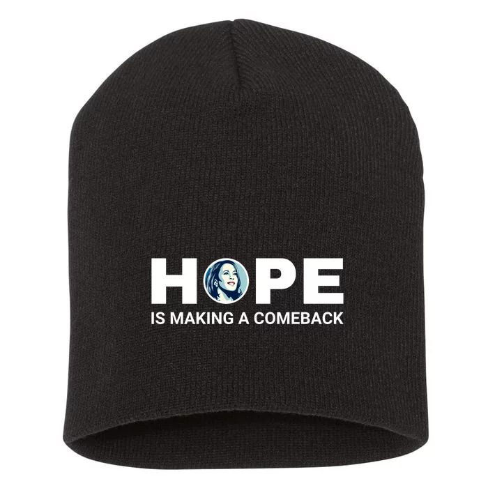 Hope Is Making A Comeback Harris Walz Short Acrylic Beanie