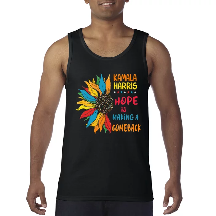 Hope Is Making A Come Back Harris Walz 2024 Tank Top