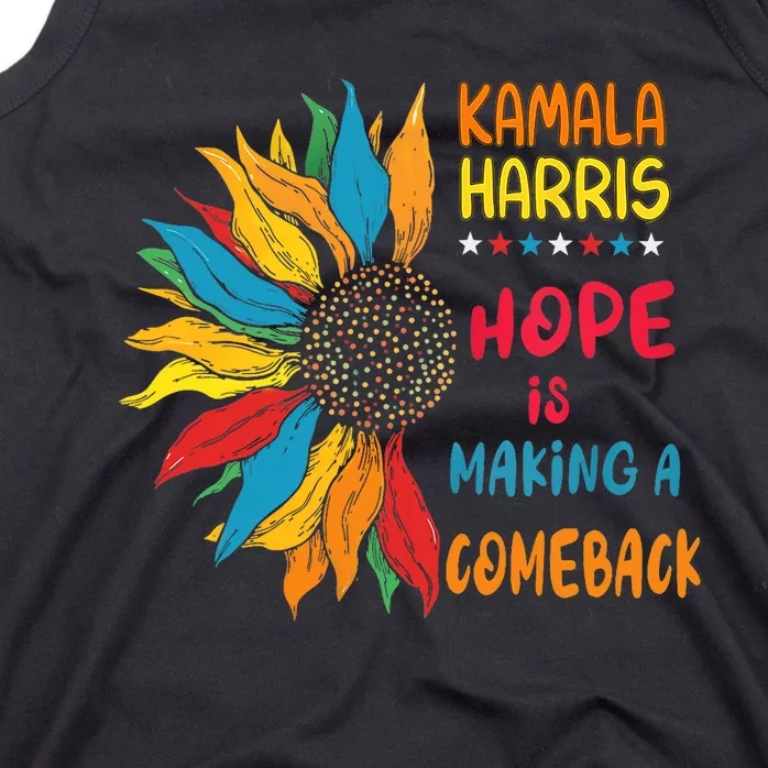 Hope Is Making A Come Back Harris Walz 2024 Tank Top