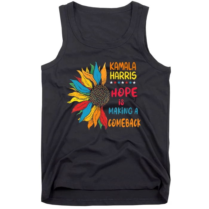 Hope Is Making A Come Back Harris Walz 2024 Tank Top