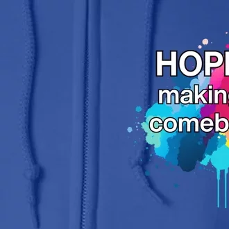 Hope Is Making A Comeback Democratic Party Hope Merica Cool Gift Full Zip Hoodie