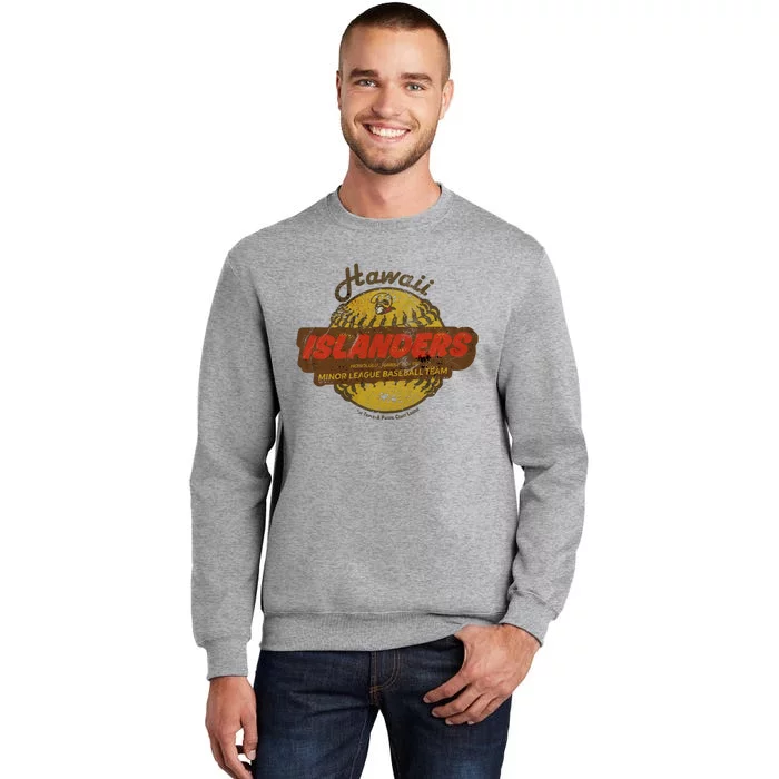 Hawaii Islanders Minor League Baseball Team Distressed Tall Sweatshirt