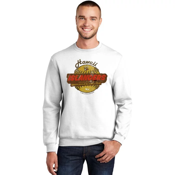 Hawaii Islanders Minor League Baseball Team Distressed Sweatshirt