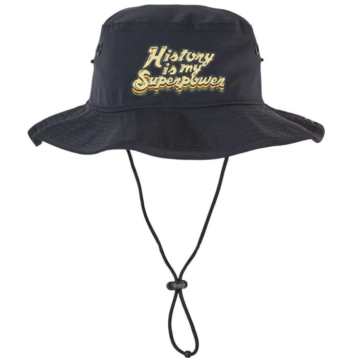 History Is My Superpower Historian History Teacher Legacy Cool Fit Booney Bucket Hat