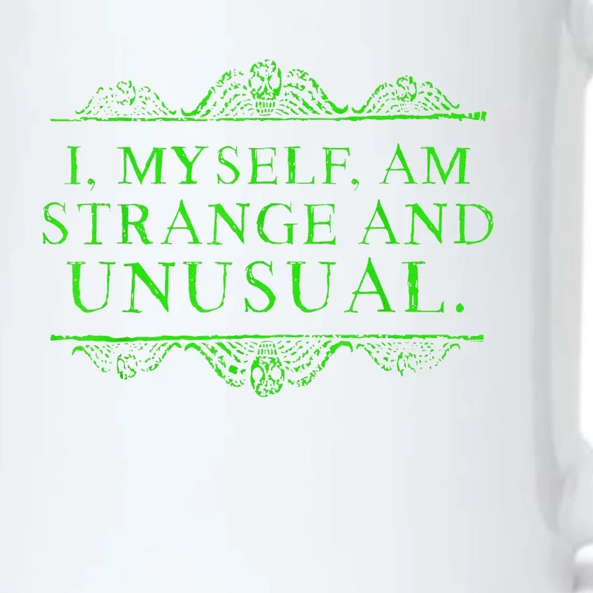 Halloween I Myself Am Strange And Unusual Black Color Changing Mug