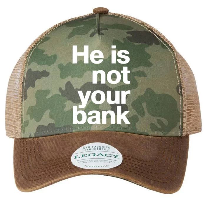 He Is Not Your Bank Legacy Tie Dye Trucker Hat