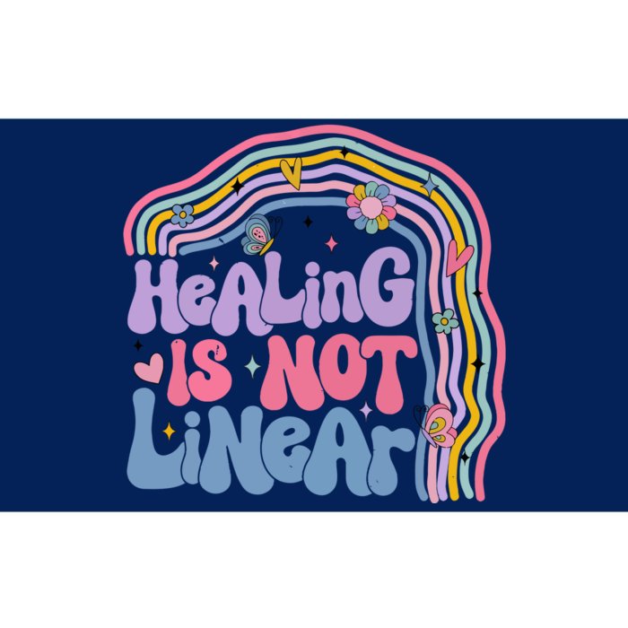 Healing Is Not Linear Mental Health Awareness Month Bumper Sticker