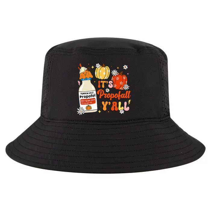 Halloween Icu Nurse Its Propofall YAll Crna Icu Fall Autumn Cool Comfort Performance Bucket Hat