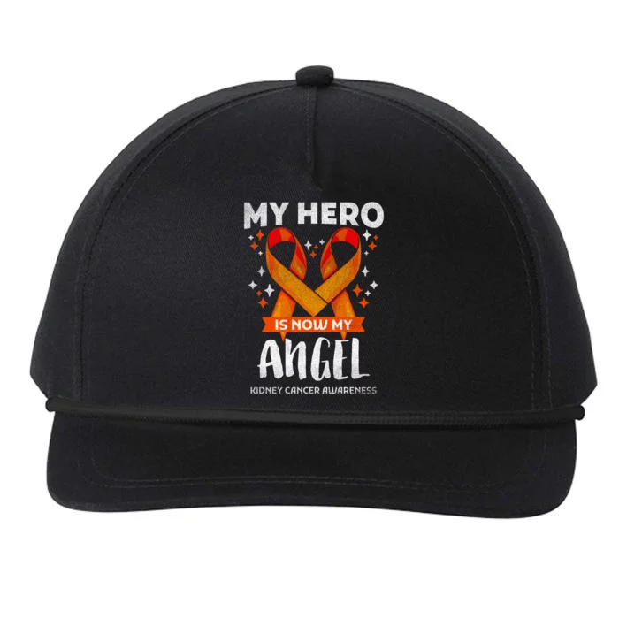 Hero Is Now My Angel Ney Cancer Awareness Support Gift Snapback Five-Panel Rope Hat