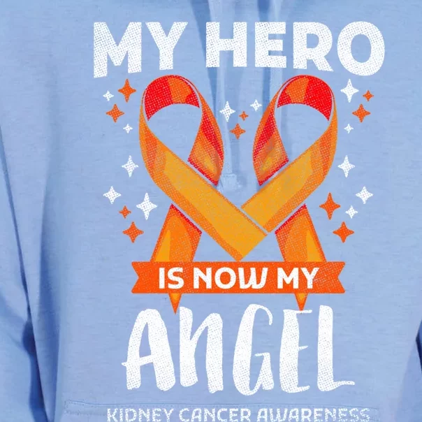 Hero Is Now My Angel Ney Cancer Awareness Support Gift Unisex Surf Hoodie