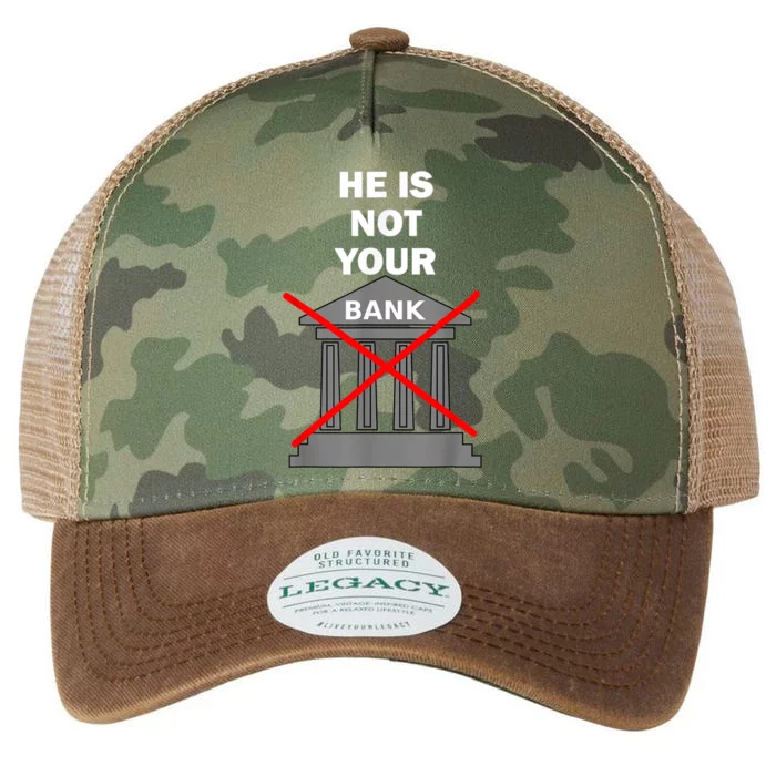 He Is Not Your Bank Legacy Tie Dye Trucker Hat