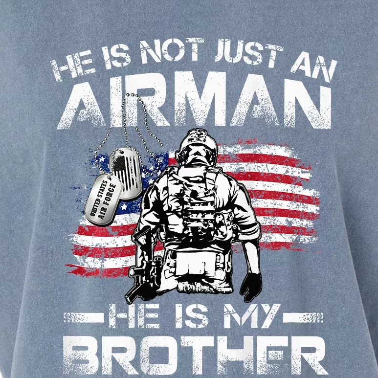 He Is Not Just An Airman He Is My Brother Usaf Graduation Garment-Dyed Women's Muscle Tee