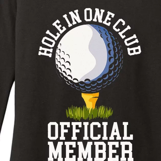 Hole In One Club Golf Club Golfer Hole In One Womens CVC Long Sleeve Shirt