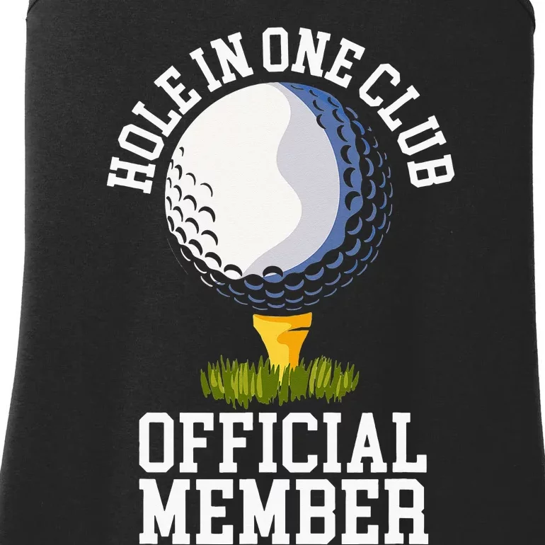 Hole In One Club Golf Club Golfer Hole In One Ladies Essential Tank