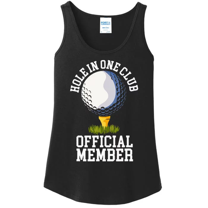 Hole In One Club Golf Club Golfer Hole In One Ladies Essential Tank