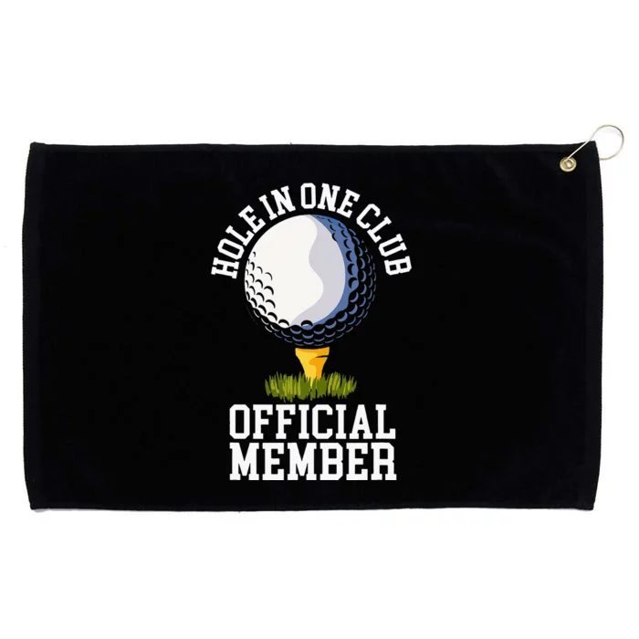 Hole In One Club Golf Club Golfer Hole In One Grommeted Golf Towel