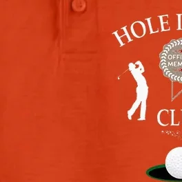 Hole In One Club Funny Golf Humor Dry Zone Grid Performance Polo