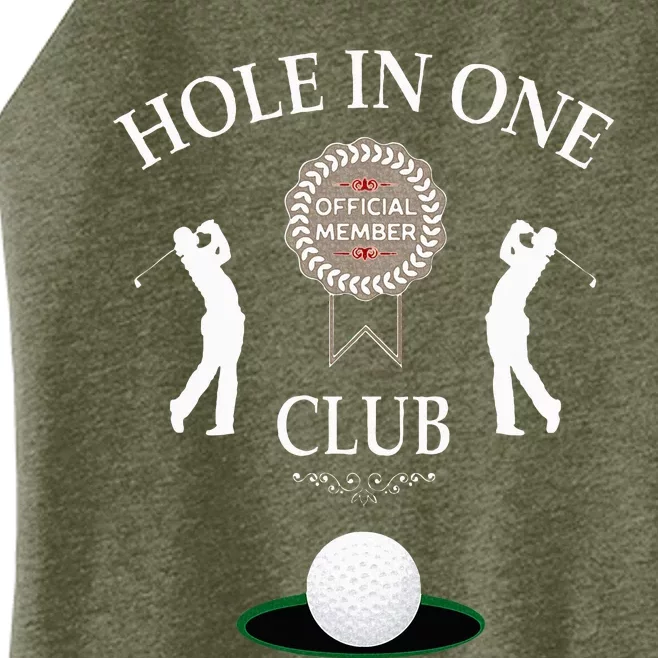 Hole In One Club Funny Golf Humor Women’s Perfect Tri Rocker Tank