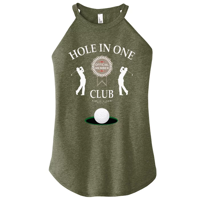 Hole In One Club Funny Golf Humor Women’s Perfect Tri Rocker Tank