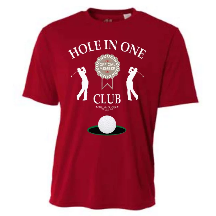 Hole In One Club Funny Golf Humor Cooling Performance Crew T-Shirt