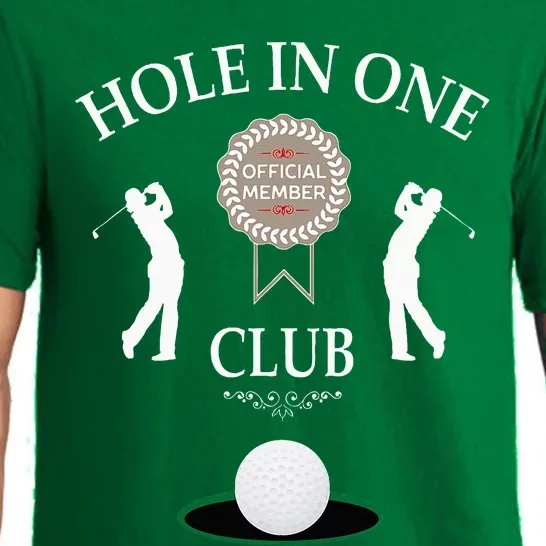 Hole In One Club Funny Golf Humor Pajama Set