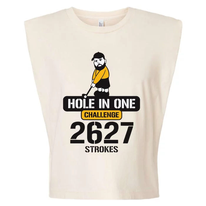 Hole In One Challenge 2627 Strokes Garment-Dyed Women's Muscle Tee