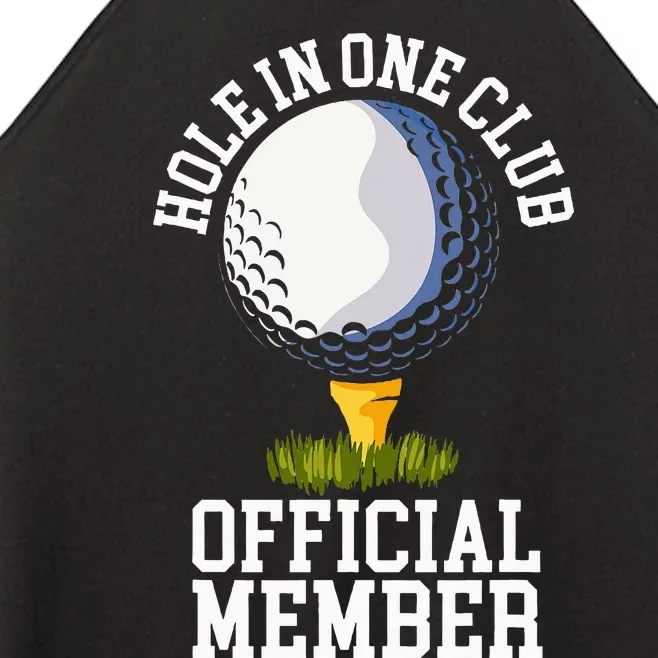 Hole In One Club Golf Club Golfer Hole In One Women’s Perfect Tri Rocker Tank