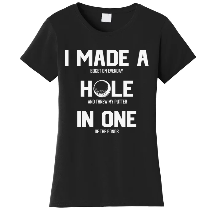 Hole In One Golf Gag Women's T-Shirt